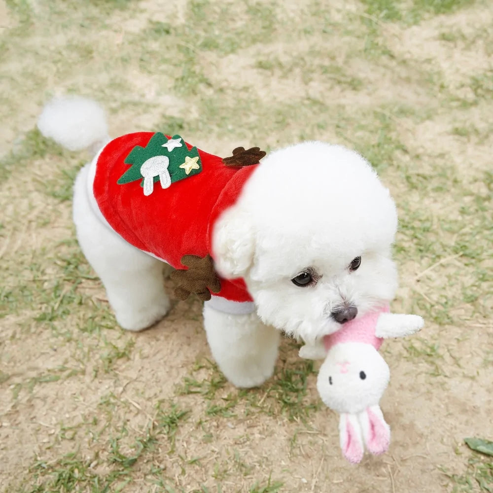 Costume de Père Noël pour chats et chiens